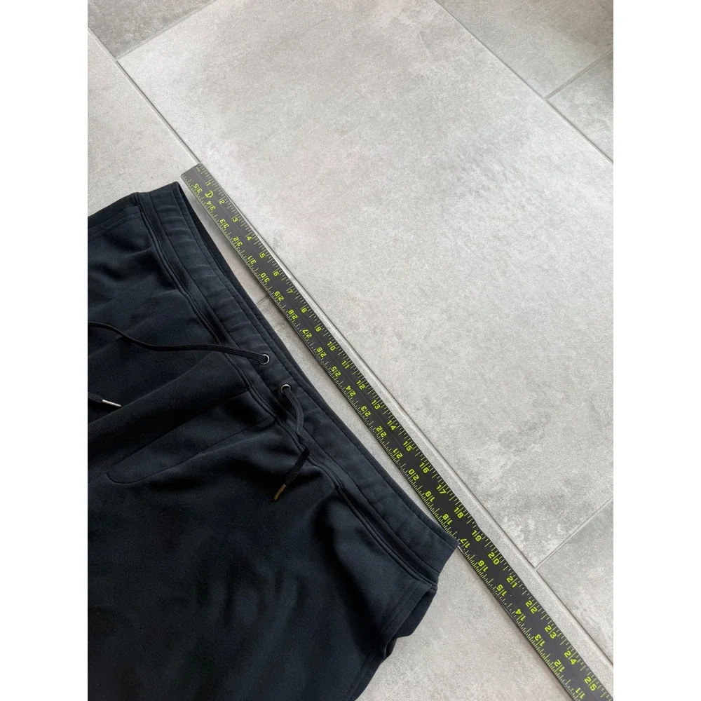 Polo Ralph Lauren Mens XXL Black Sweat Shorts Drawstring Pony Logo Relaxed